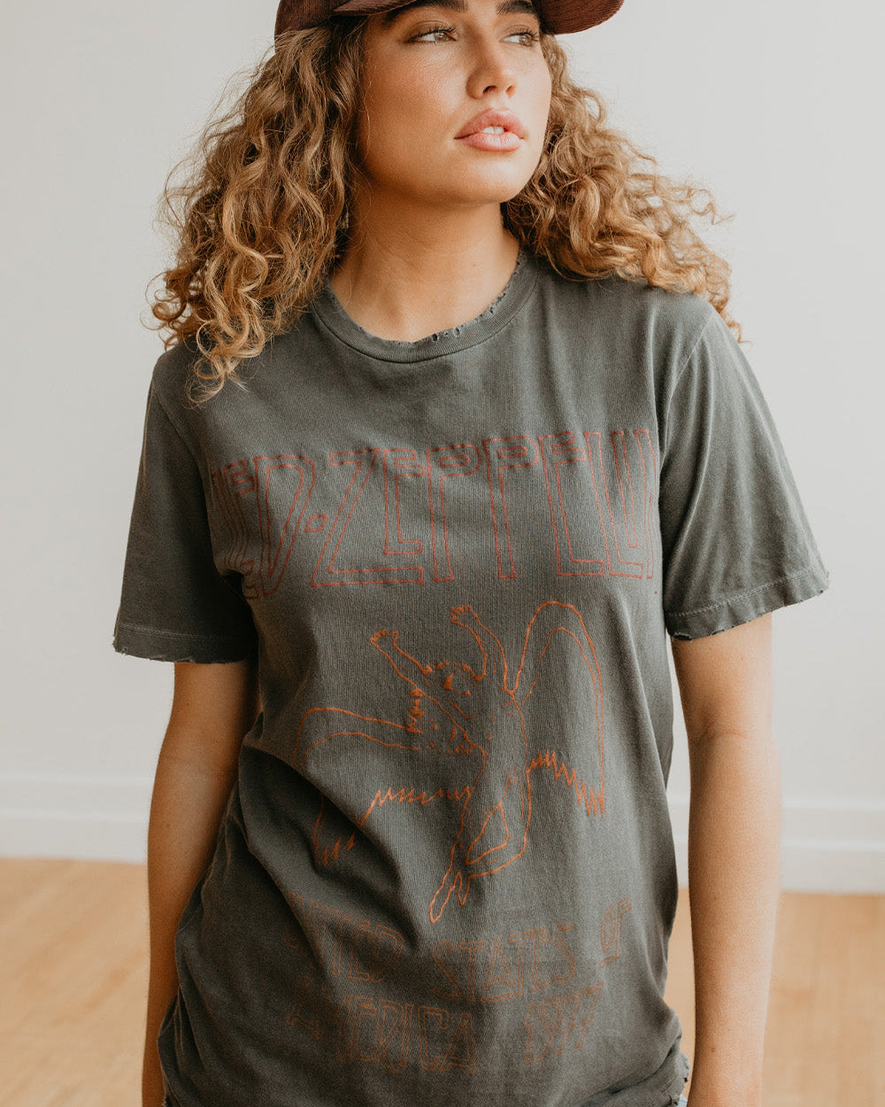 LED ZEPPELIN - SUNKISSED BOYFRIEND T-SHIRT