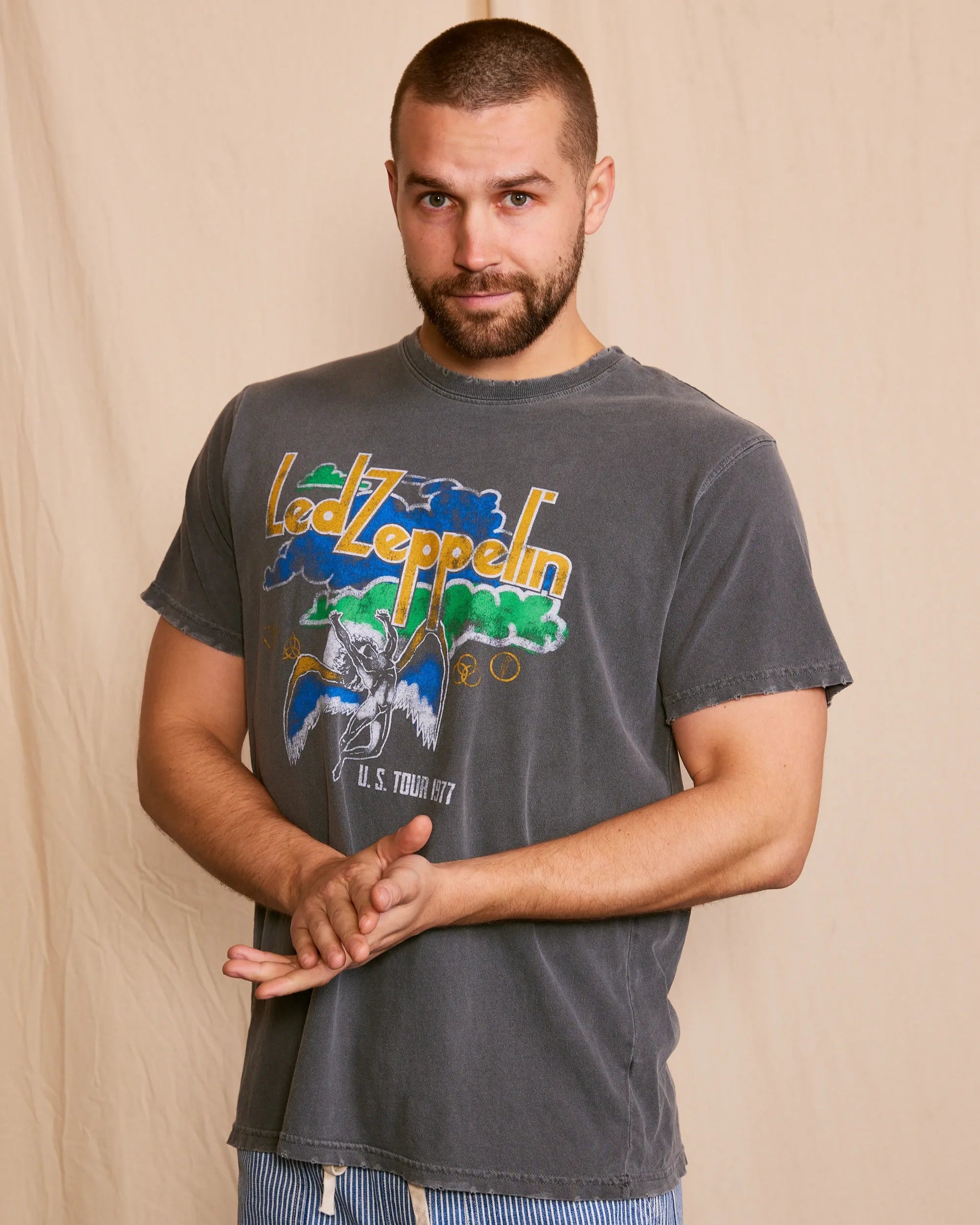 LED ZEPPELIN - U.S. TOUR 1977 UNISEX T-SHIRT