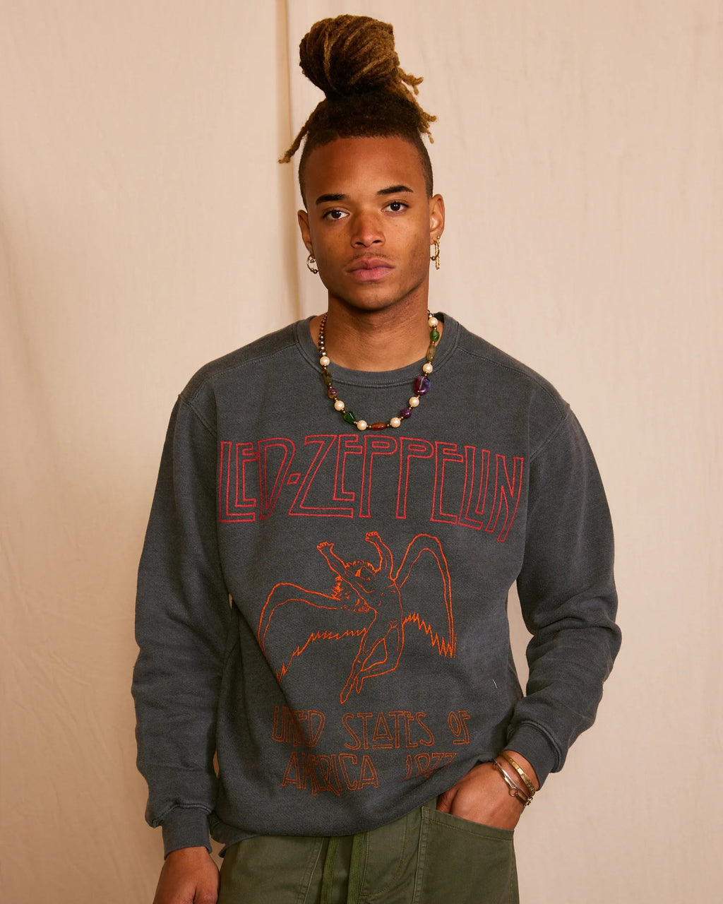 LED ZEPPELIN - USA 1977 UNISEX SWEATSHIRT