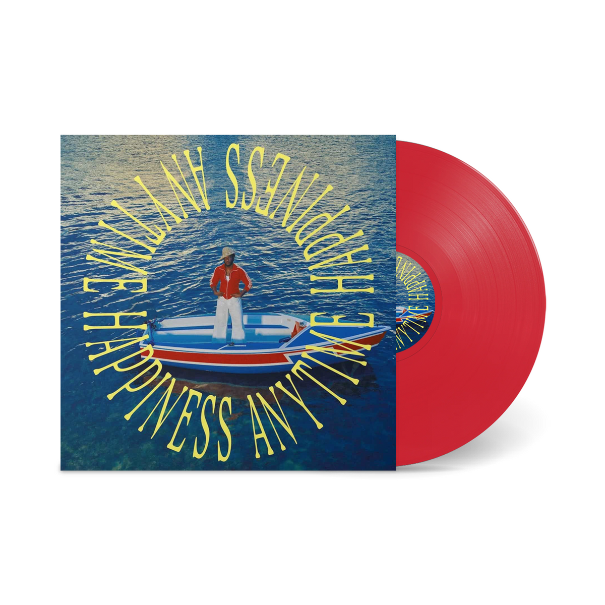 LEON BRIDGES - HAPPINESS ANYTIME - INDIE EXCLUSIVE - RED COLOR - VINYL LP