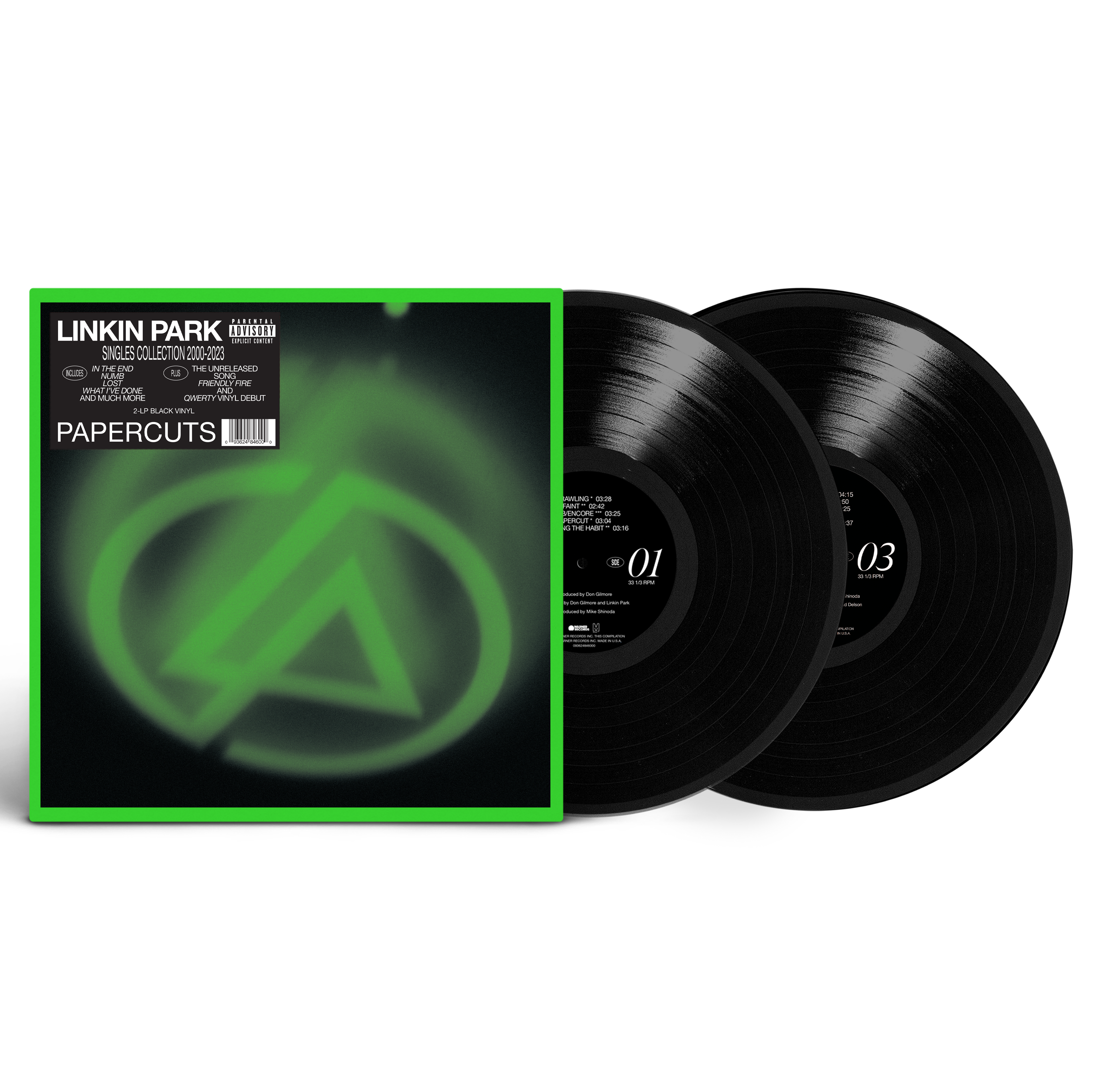 LINKIN PARK - PAPERCUTS: SINGLES COLLECTION 2002-2023 - 2-LP - VINYL LP