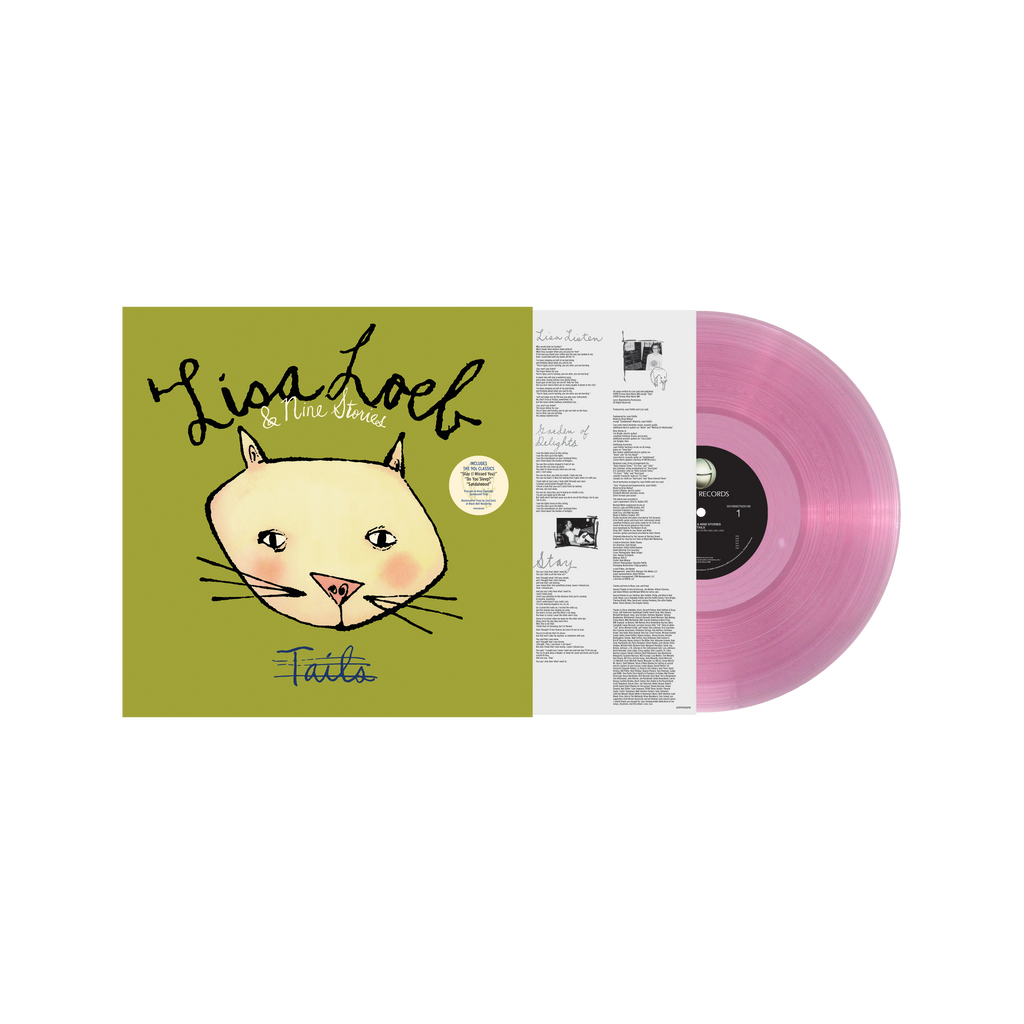 LISA LOEB & NINE STORIES - TAILS - NEON FLAMINGO COLOR - VINYL LP