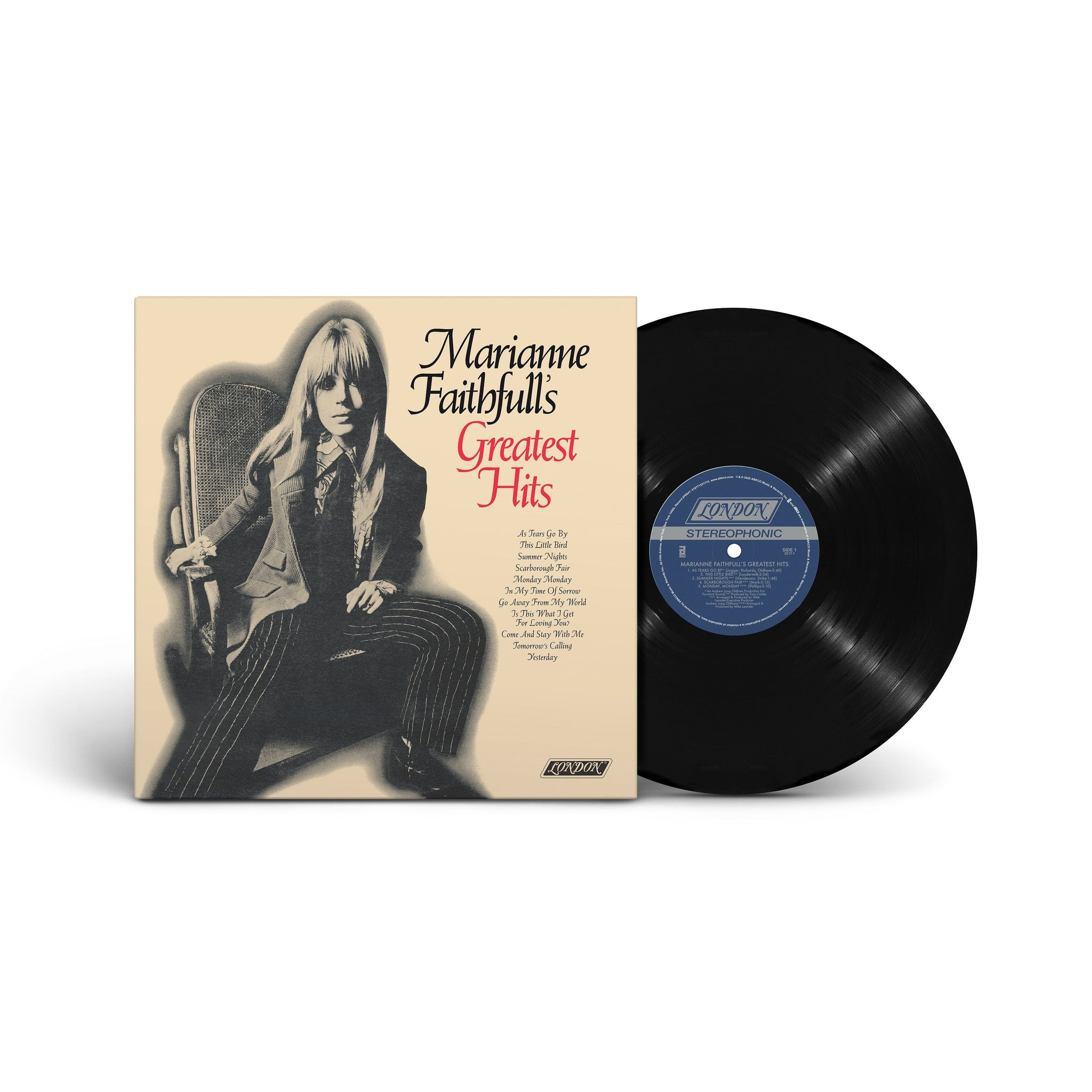 MARIANNE FAITHFULL - MARIANNE FAITHFULL'S GREATEST HITS - VINYL LP