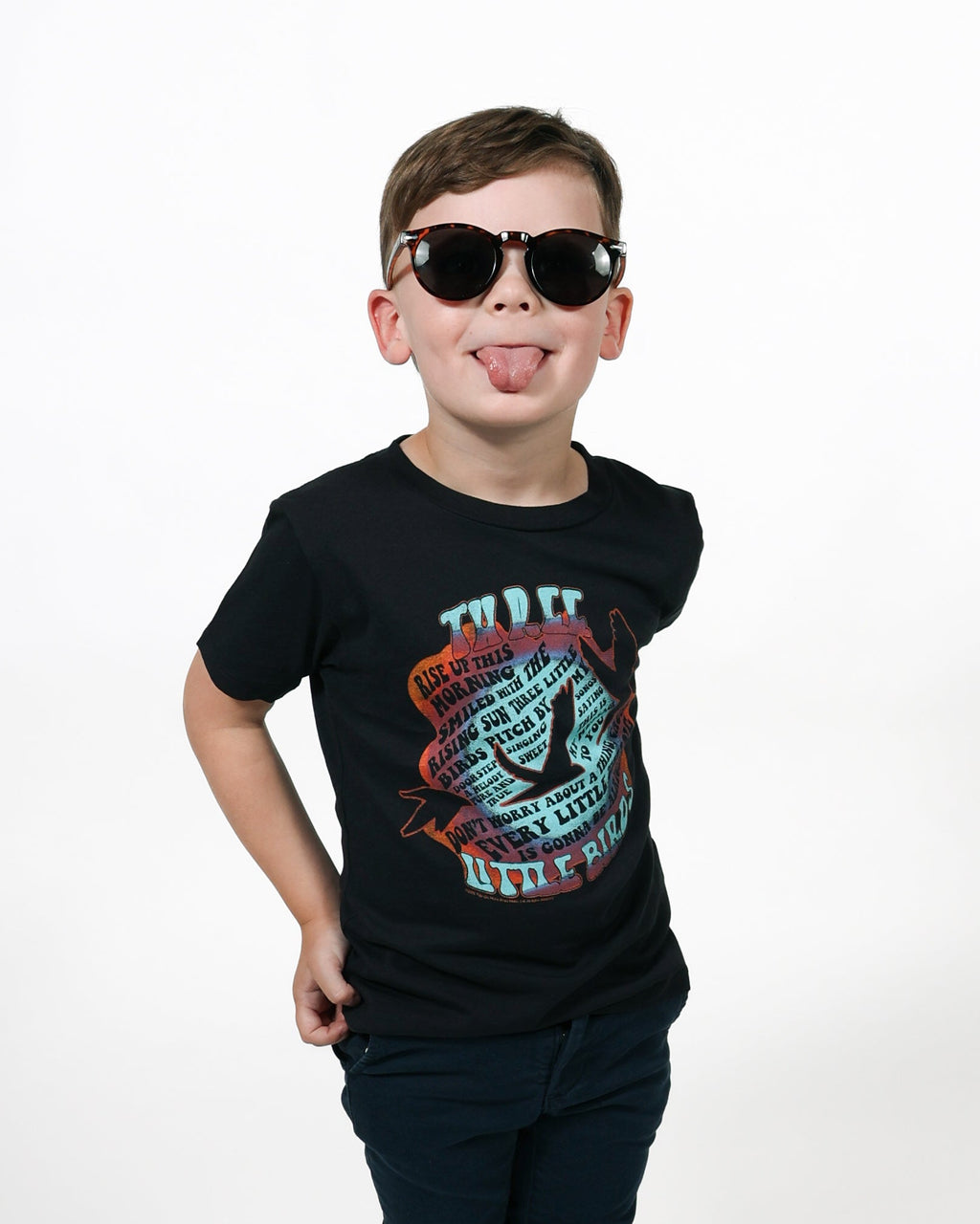 BOB MARLEY - THREE LITTLE BIRDS KIDS T-SHIRT