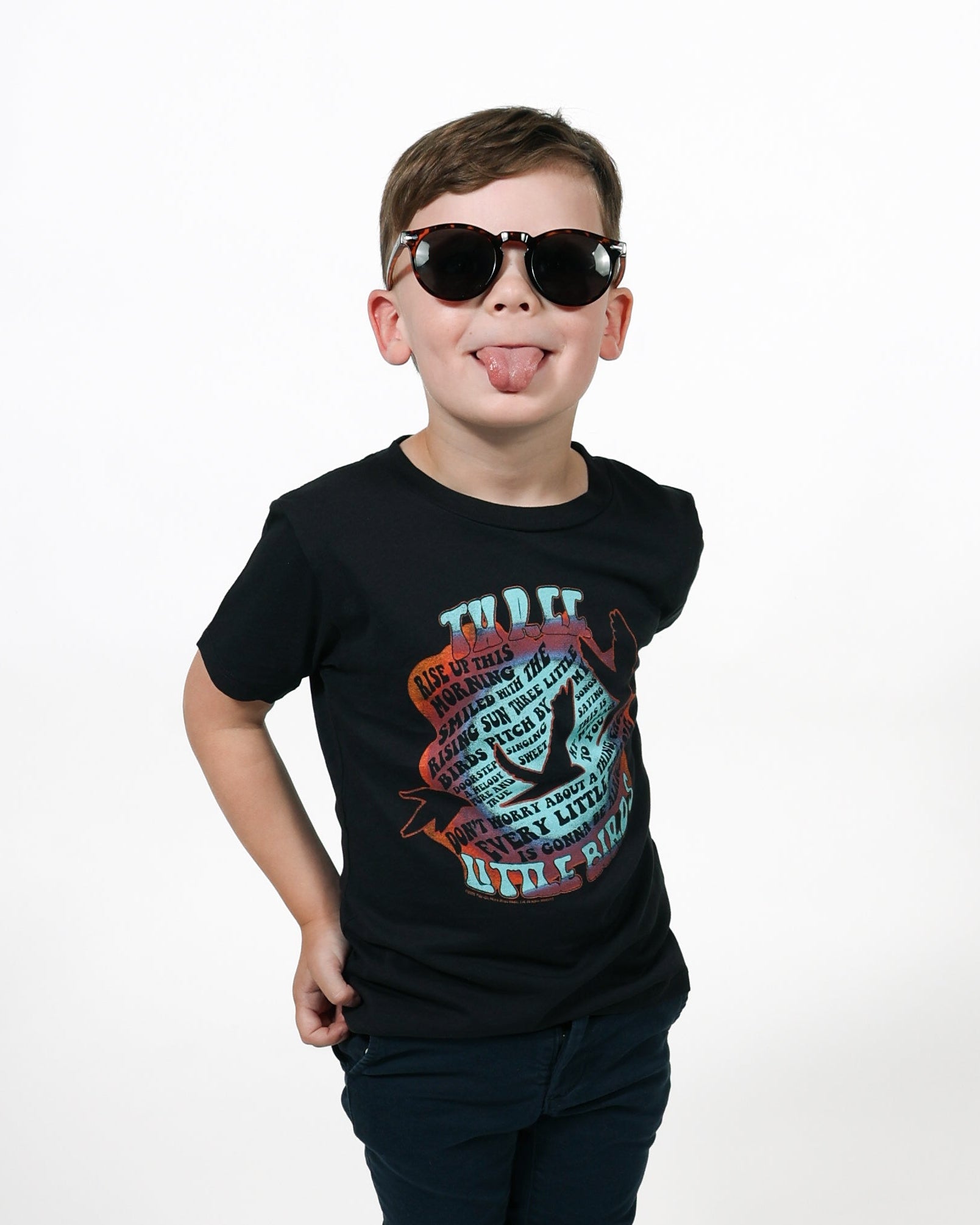 BOB MARLEY - THREE LITTLE BIRDS KIDS T-SHIRT