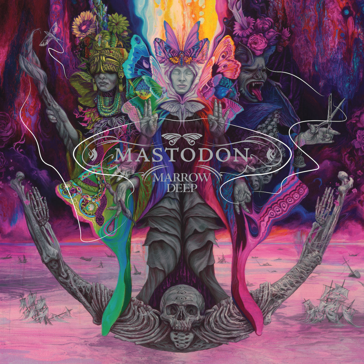 MASTODON - MARROW DEEP - INDIE EXCLUSIVE - CLEAR COLOR - 2-LP - VINYL LP