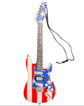 MC5 - WAYNE KRAMER - 6" FENDER® STRATOCASTER® STARS N' STRIPES USA FLAG - MINI GUITAR ORNAMENT