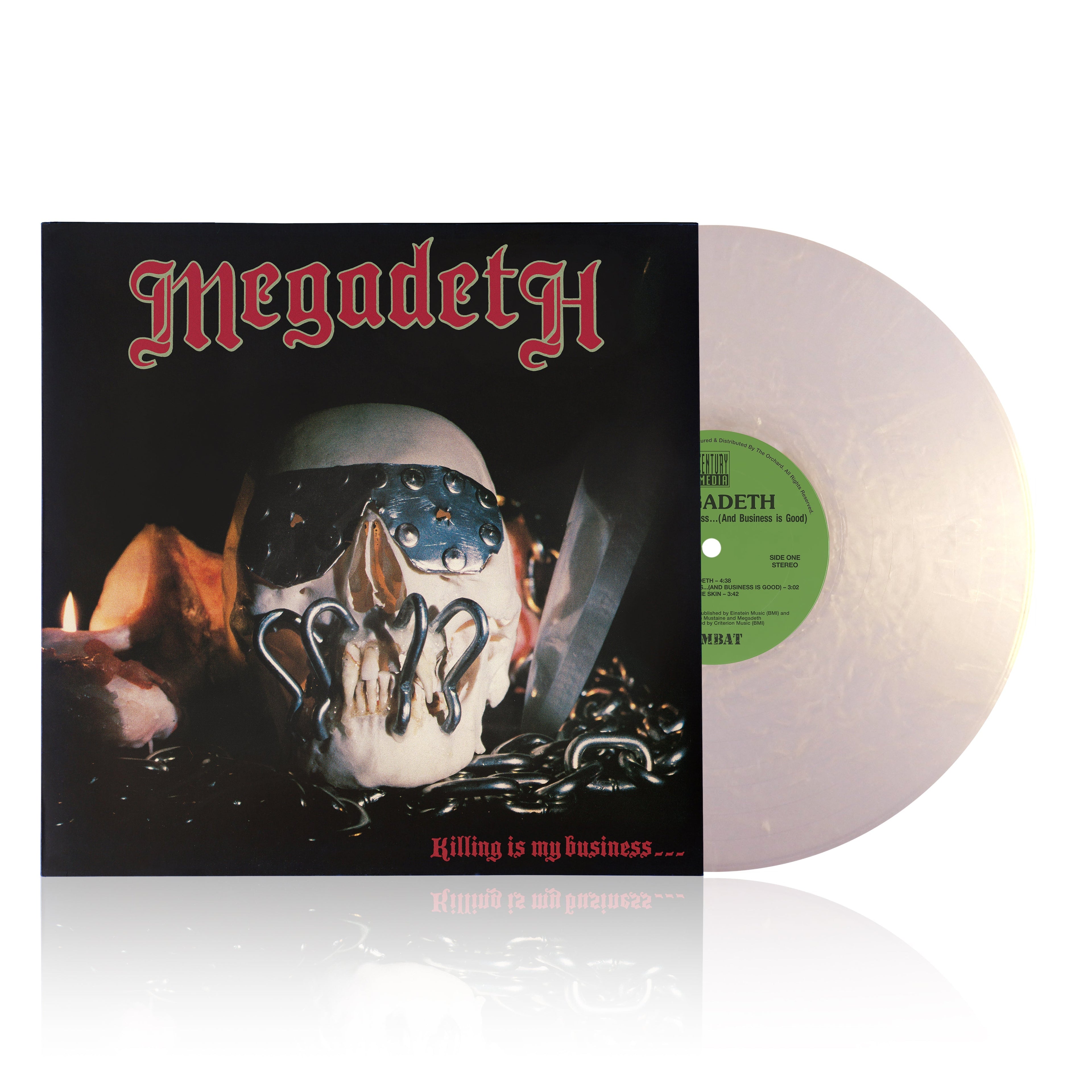 MEGADETH - KILLING IS MY BUSINESS... AND BUSINESS IS GOOD - SILVER COLOR - VINYL LP