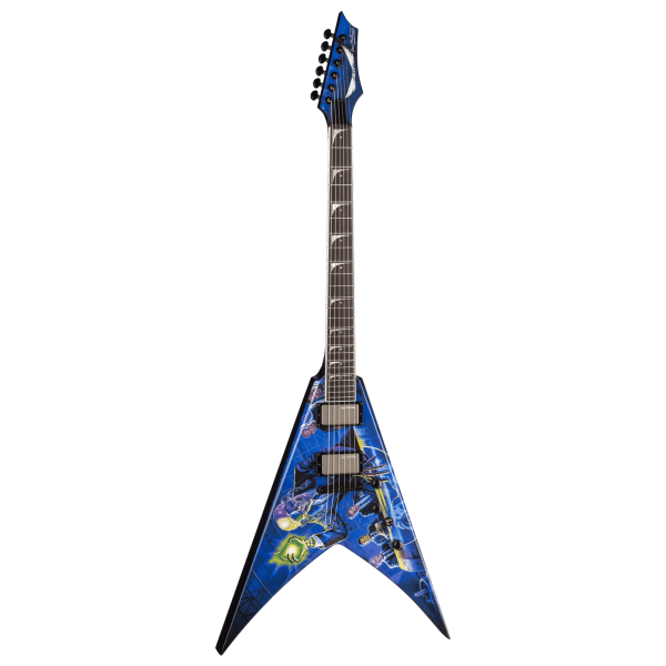 MEGADETH - DAVE MUSTAINE - SIGNATURE V RUST IN PEACE - MINI GUITAR