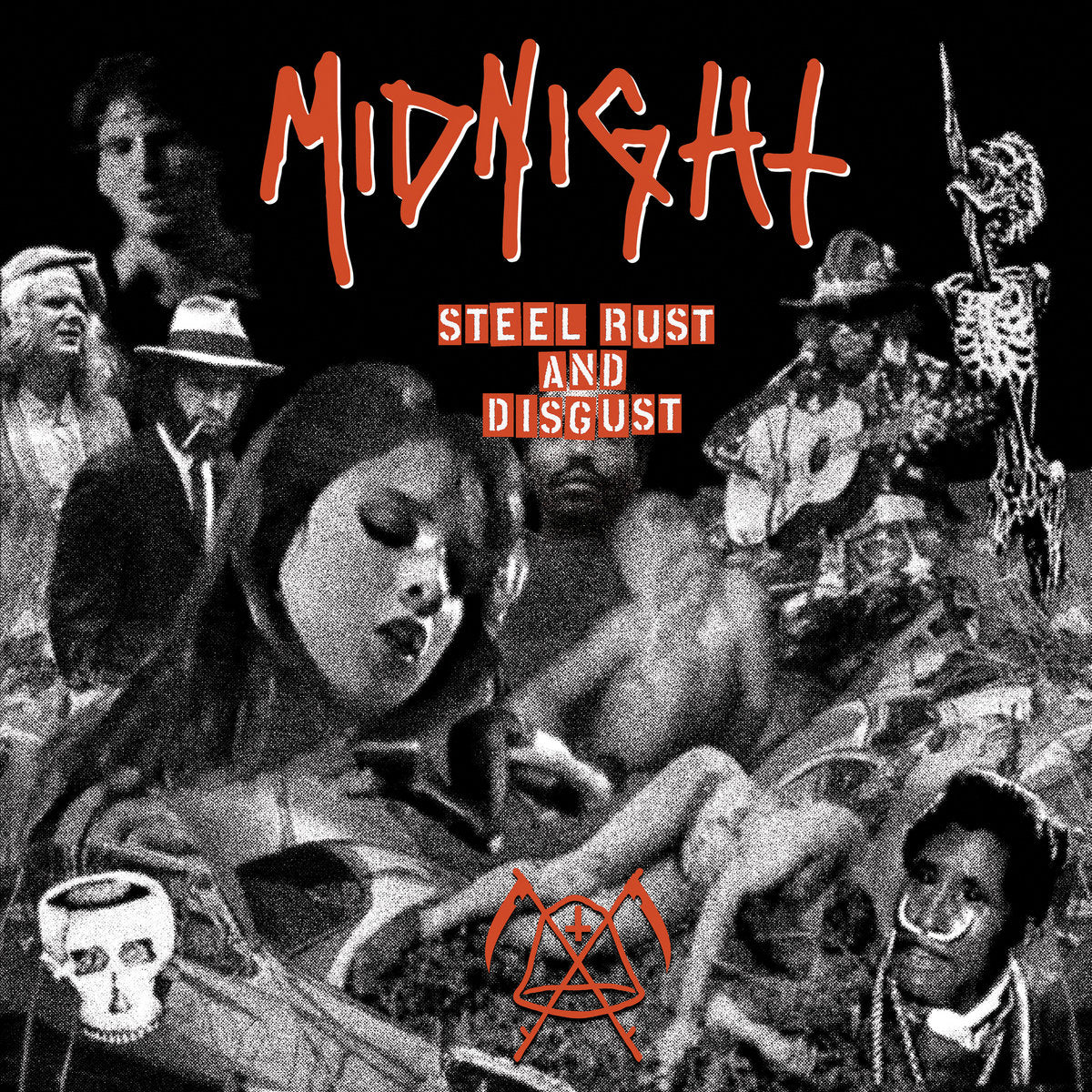 MIDNIGHT - STEEL RUST AND DISGUST - ORANGE COLOR - VINYL LP