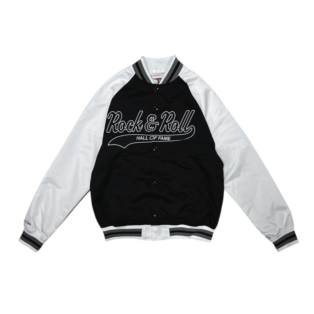 MITCHELL AND NESS X ROCK HALL - SATIN JACKET