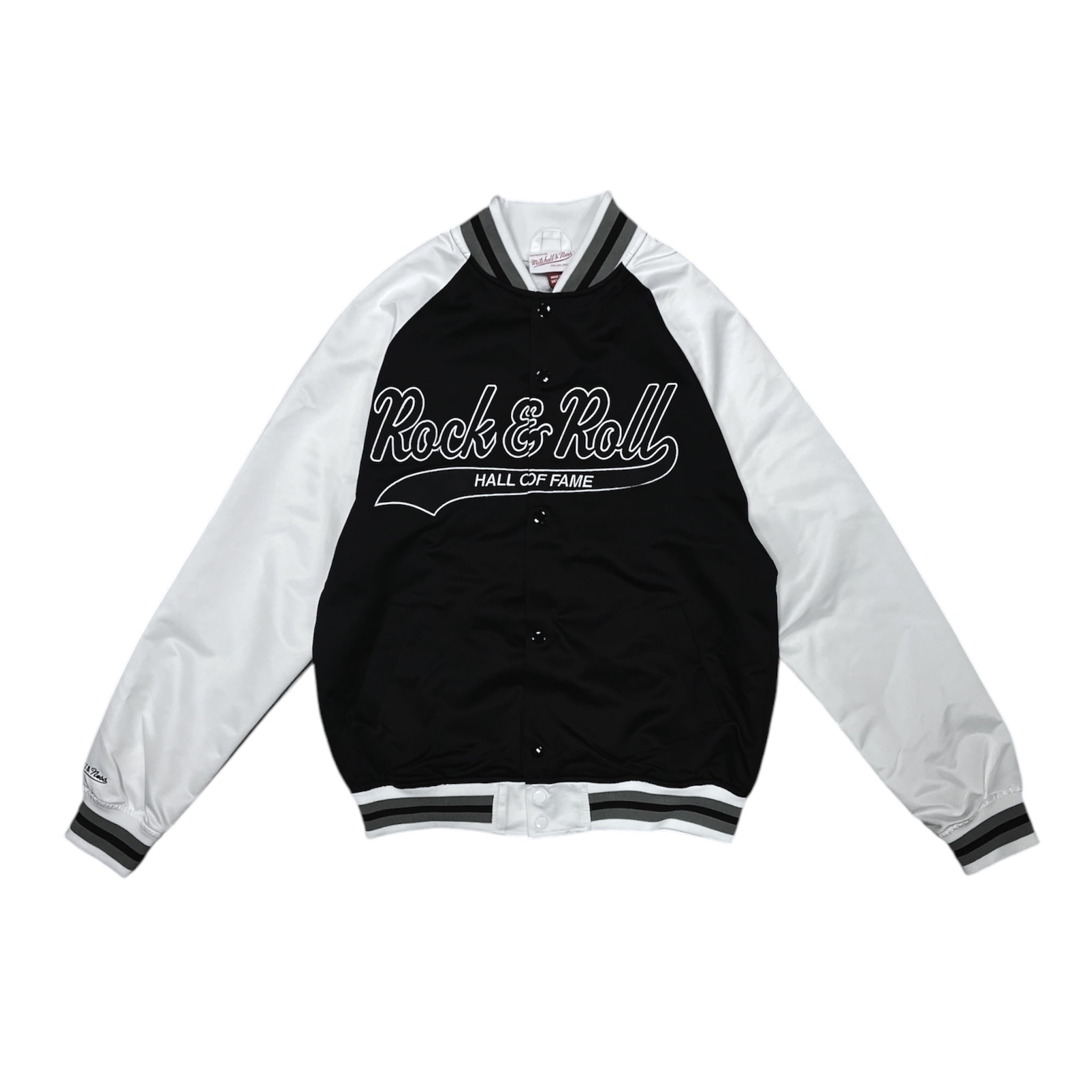 MITCHELL AND NESS X ROCK HALL - SATIN JACKET