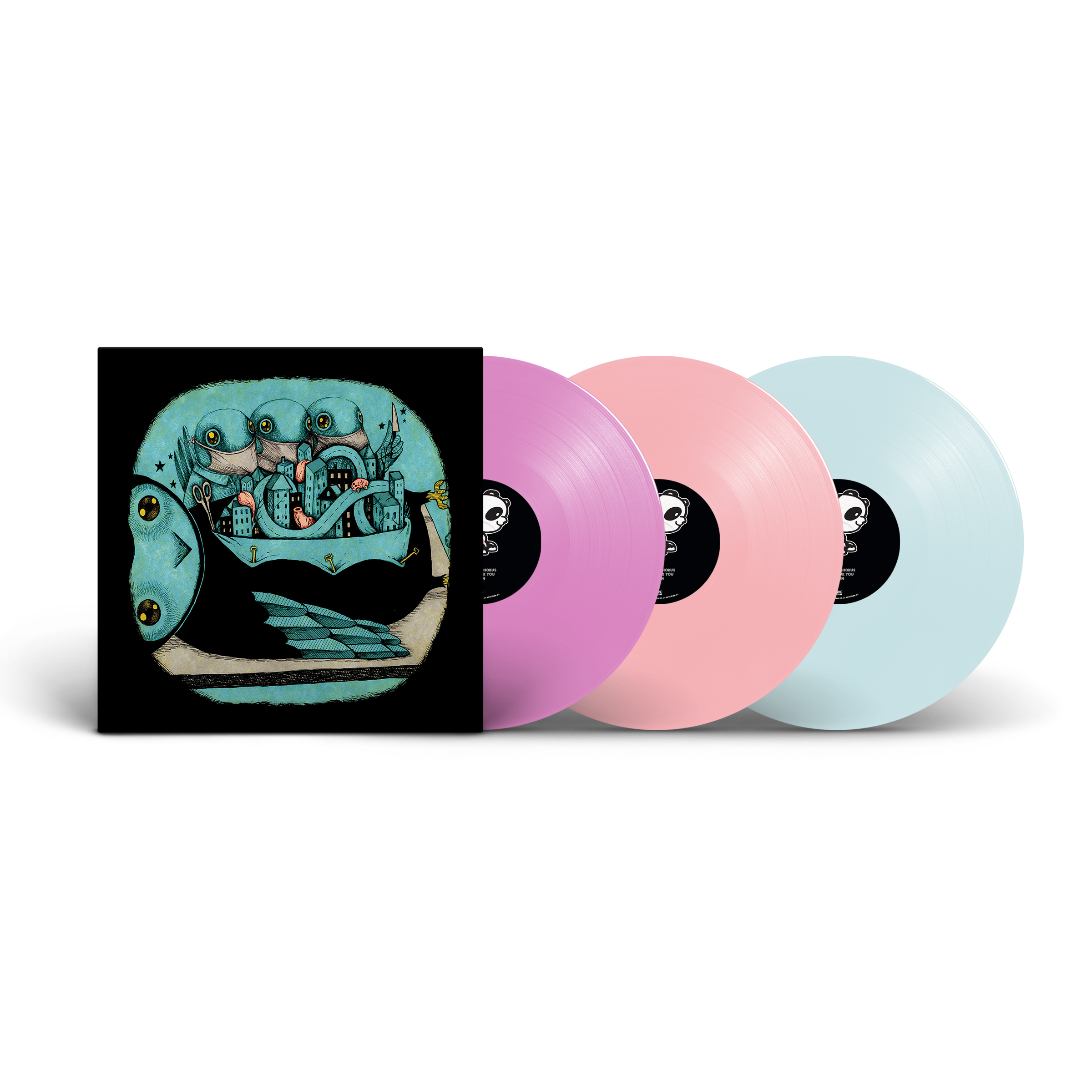 MY MORNING JACKET - Z - 20TH ANNIVERSARY EDITION - PINK, PEACH & GREEN COLOR - 3-LP - VINYL LP