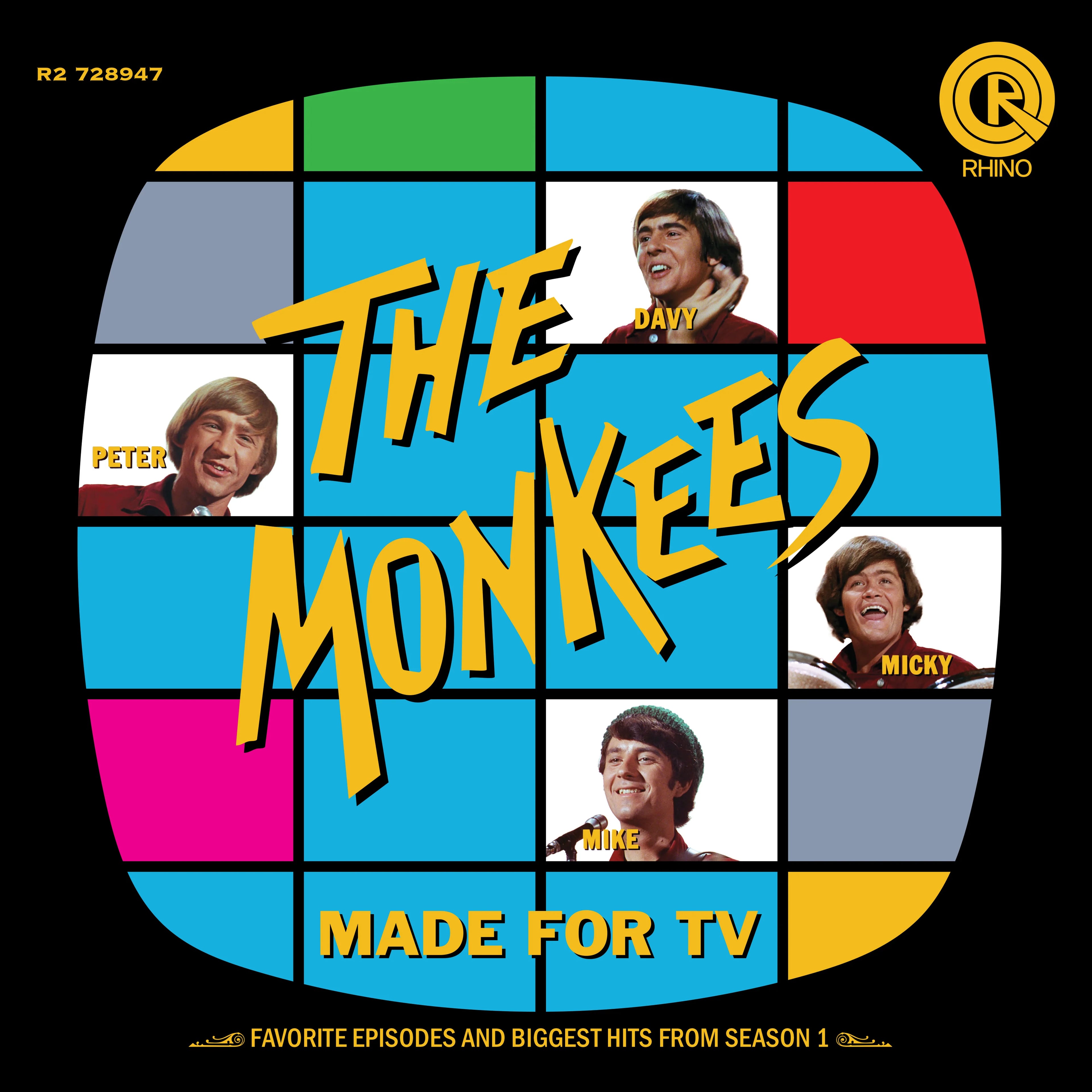 THE MONKEES - MADE FOR TV: FAVORITE EPISODES AND BIGGEST HITS FROM SEASON 1 - VINYL LP + 2-CD +BLU-RAY BOXED SET