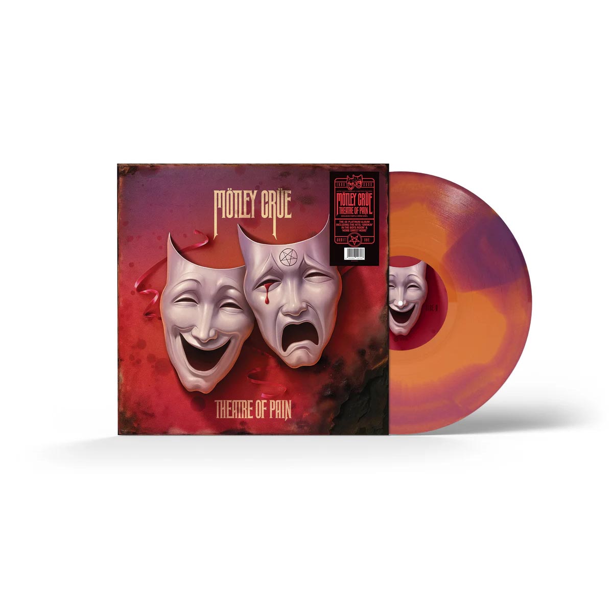 MOTLEY CRUE - THEATRE OF PAIN - INDIE EXCLUSIVE - PURPLE COLOR - VINYL LP