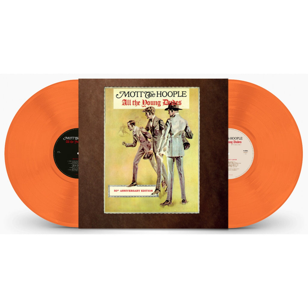 MOTT THE HOOPLE - ALL THE YOUNG DUDES - 50TH ANNIVERSARY EDITION - ORANGE COLOR - 2-LP - VINYL LP