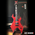 SLIPKNOT - MICK THOMPSON - SIGNATURE RED WARLOCK - MINI GUITAR