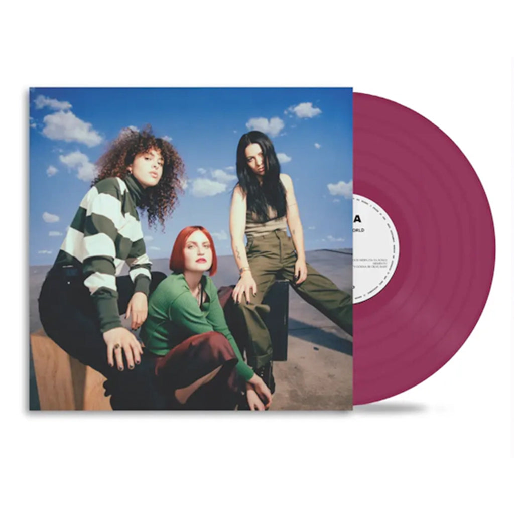 MUNA - SAVES THE WORLD - RASPBERRY COLOR - VINYL LP