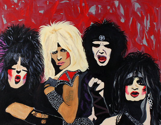 TONYA CAMERON ARTWORK – MOTLEY CRUE "DR. FEELGOOD" ART PRINT