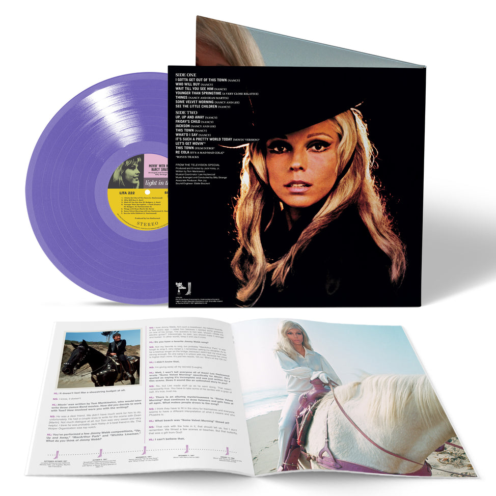 NANCY SINATRA - MOVIN' WITH NANCY - PURPLE COLOR - VINYL LP
