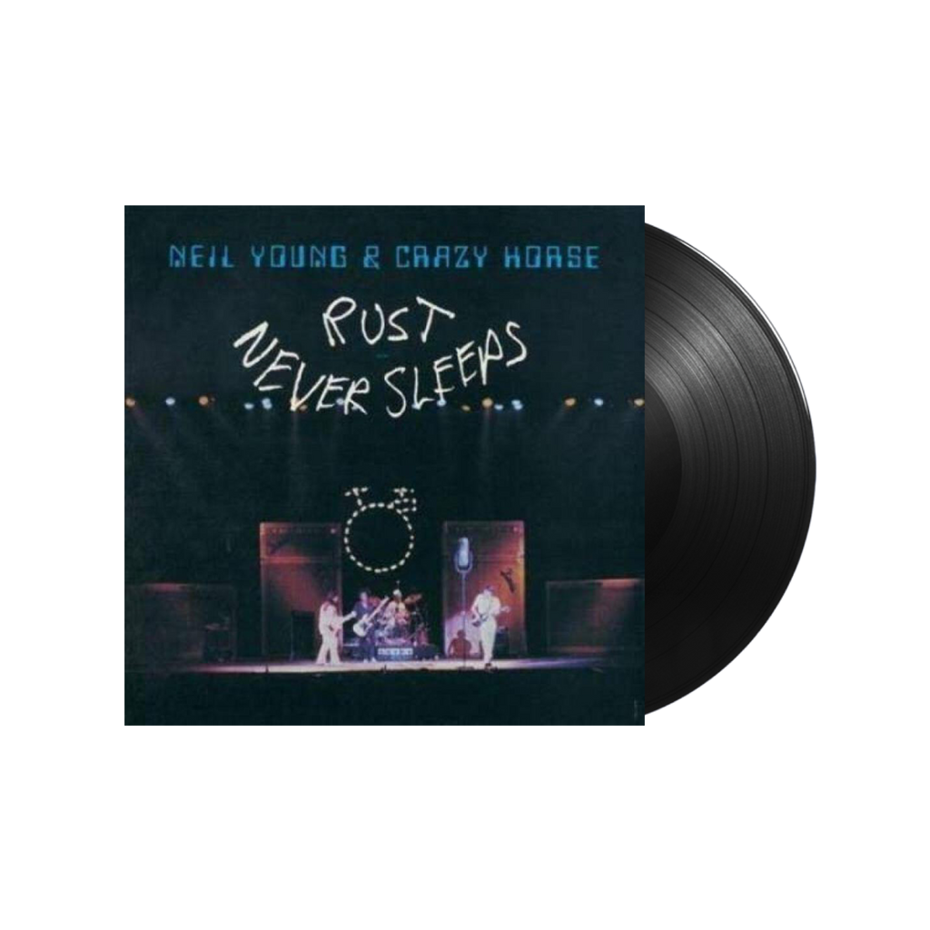 NEIL YOUNG & CRAZY HORSE - RUST NEVER SLEEPS - VINYL LP