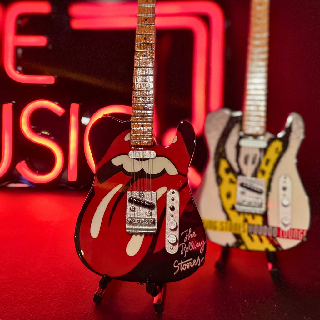 THE ROLLING STONES - TONGUE AND LIPS - MINI GUITAR