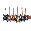DEF LEPPARD - FULL SET OF 6 MINI GUITARS