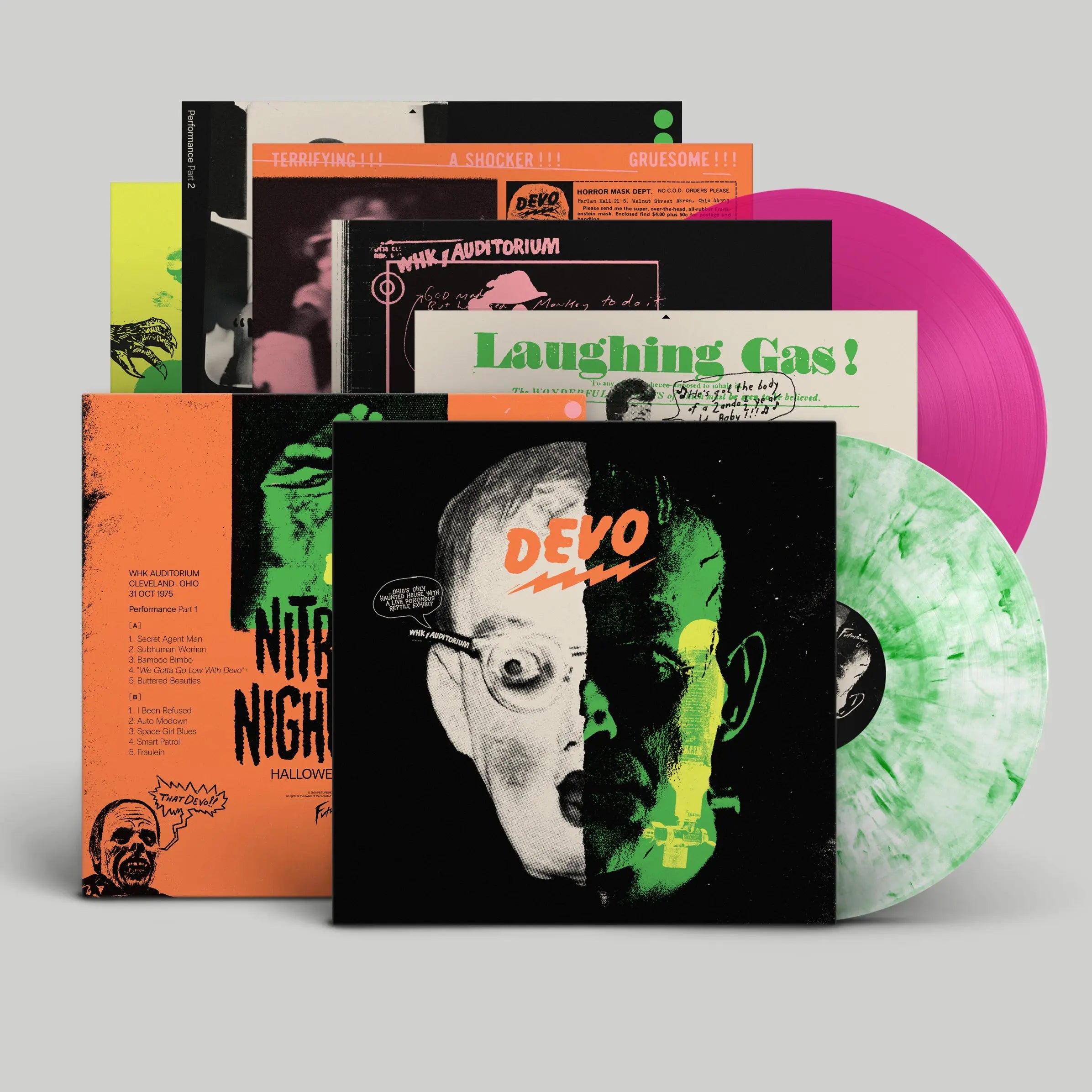 DEVO - NITROUS NIGHTMARE: HALLOWEEN LIVE '75 - COLOR - 2-LP - VINYL LP