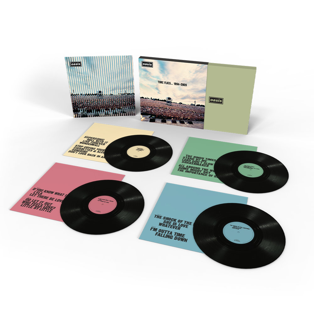 OASIS - TIME FLIES... 1994-2009 - 4-LP - VINYL LP