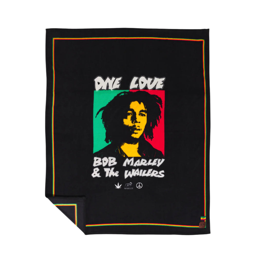 BOB MARLEY x SLOWTIDE - ONE LOVE POLAR FLEECE THROW BLANKET