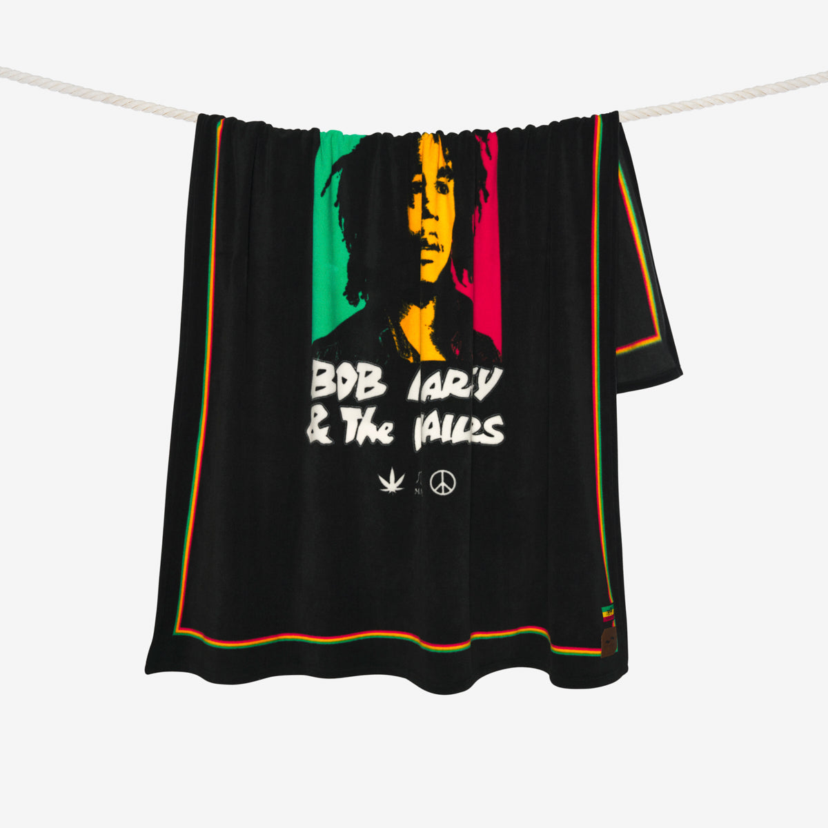 BOB MARLEY x SLOWTIDE - ONE LOVE POLAR FLEECE THROW BLANKET