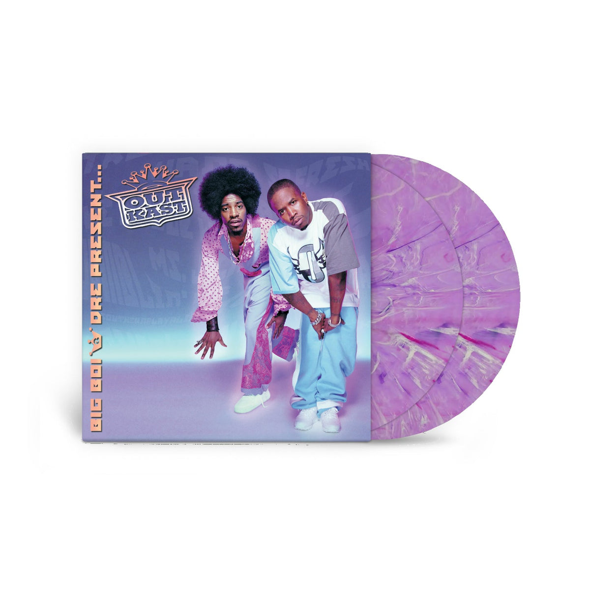 OUTKAST - BIG BOI & DRE PRESENT... OUTKAST - PURPLE MARBLE COLOR - 2-LP - VINYL LP