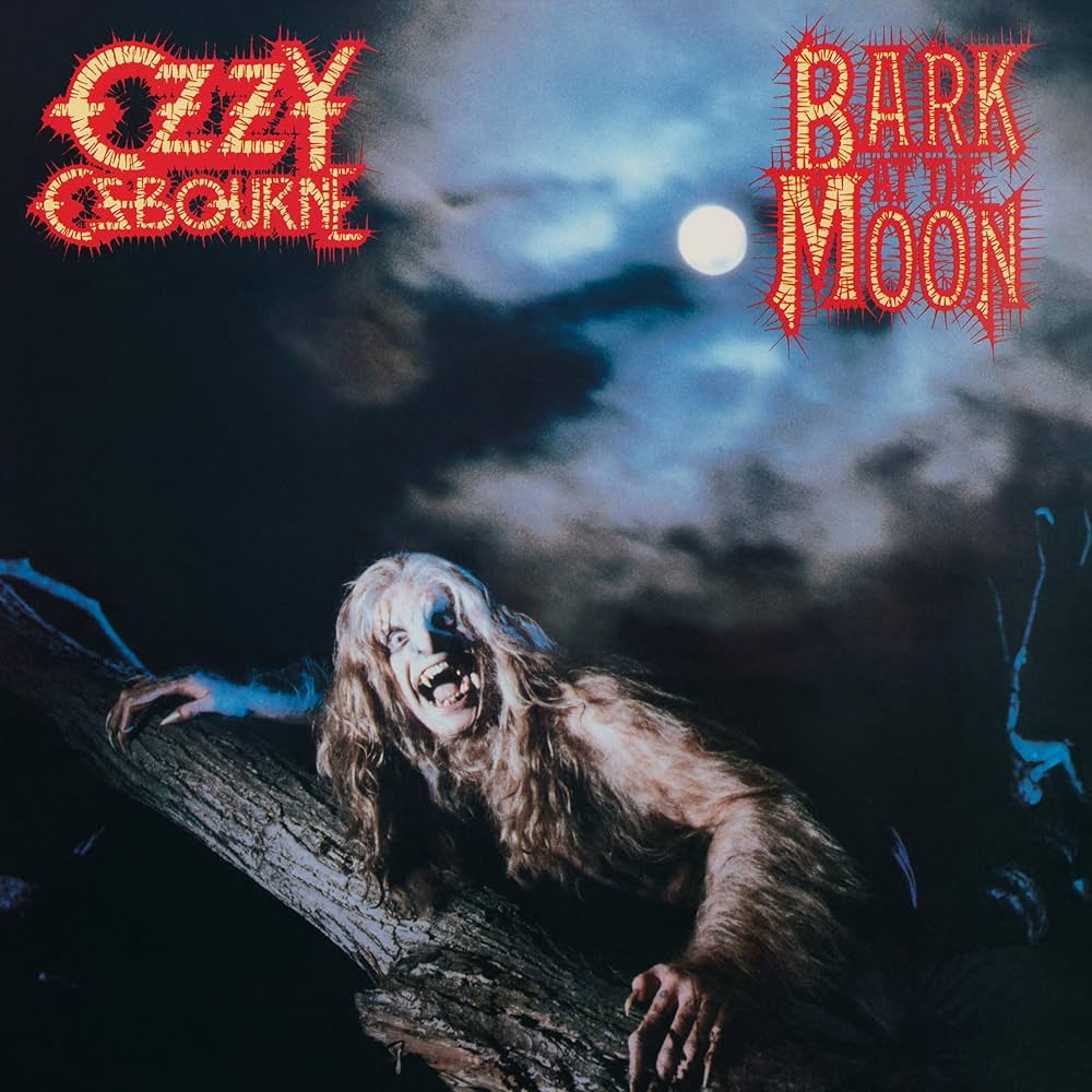 OZZY OSBOURNE - BARK AT THE MOON - TRANSLUCENT COBALT BLUE COLOR VINYL RECORD