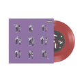 DAVID BYRNE / OLIVIA RODRIGO - DRIVERS LICENSE b/w BURNING DOWN THE HOUSE - RED COLOR - VINYL 7" SINGLE