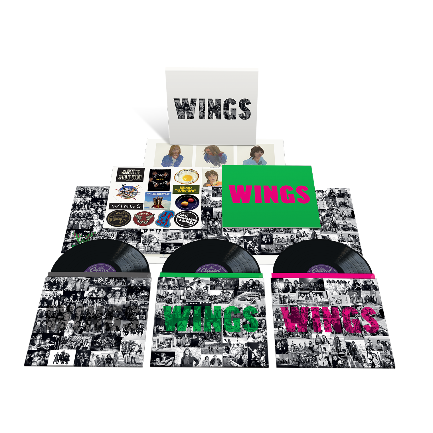 PAUL MCCARTNEY AND WINGS - WINGS - DELUXE LIMITED EDITION - 3-LP - VINYL LP