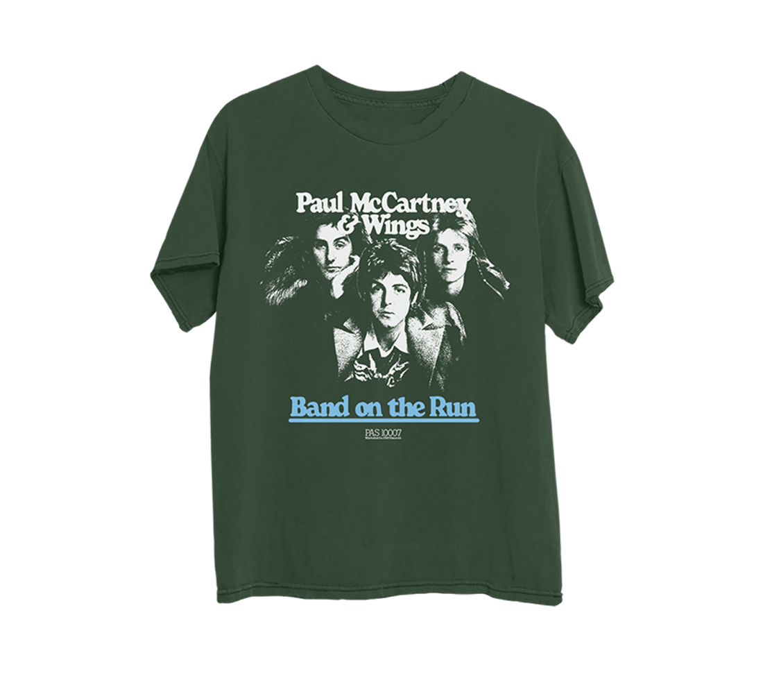 PAUL MCCARTNEY & WINGS - BAND ON THE RUN T-SHIRT