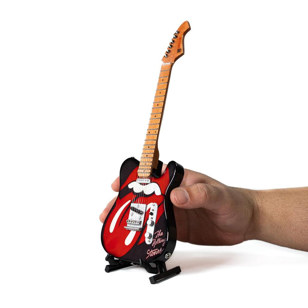 THE ROLLING STONES - TONGUE AND LIPS - MINI GUITAR