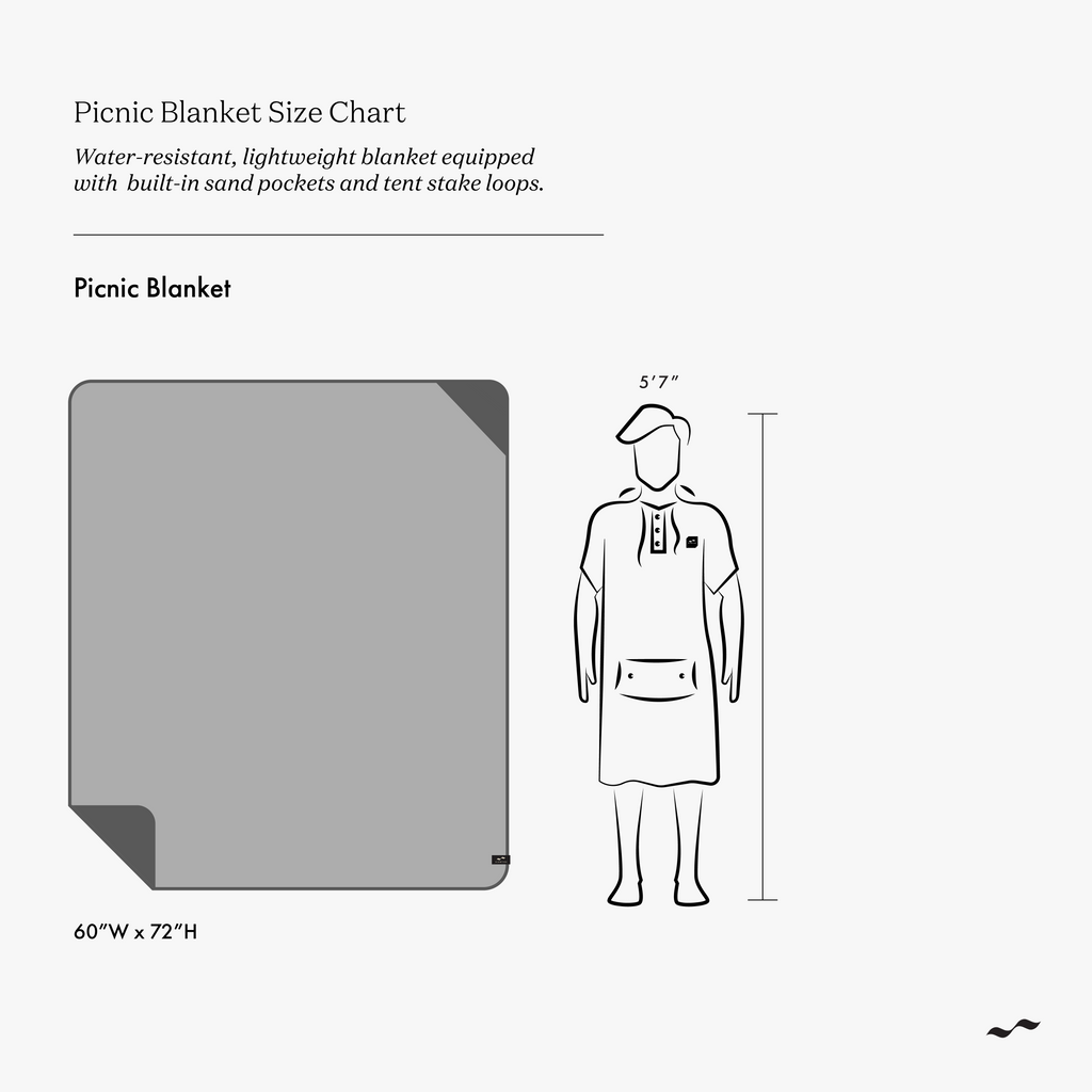 BOB MARLEY x SLOWTIDE - SUN IS SHINING QUICK-DRY PICNIC BLANKET