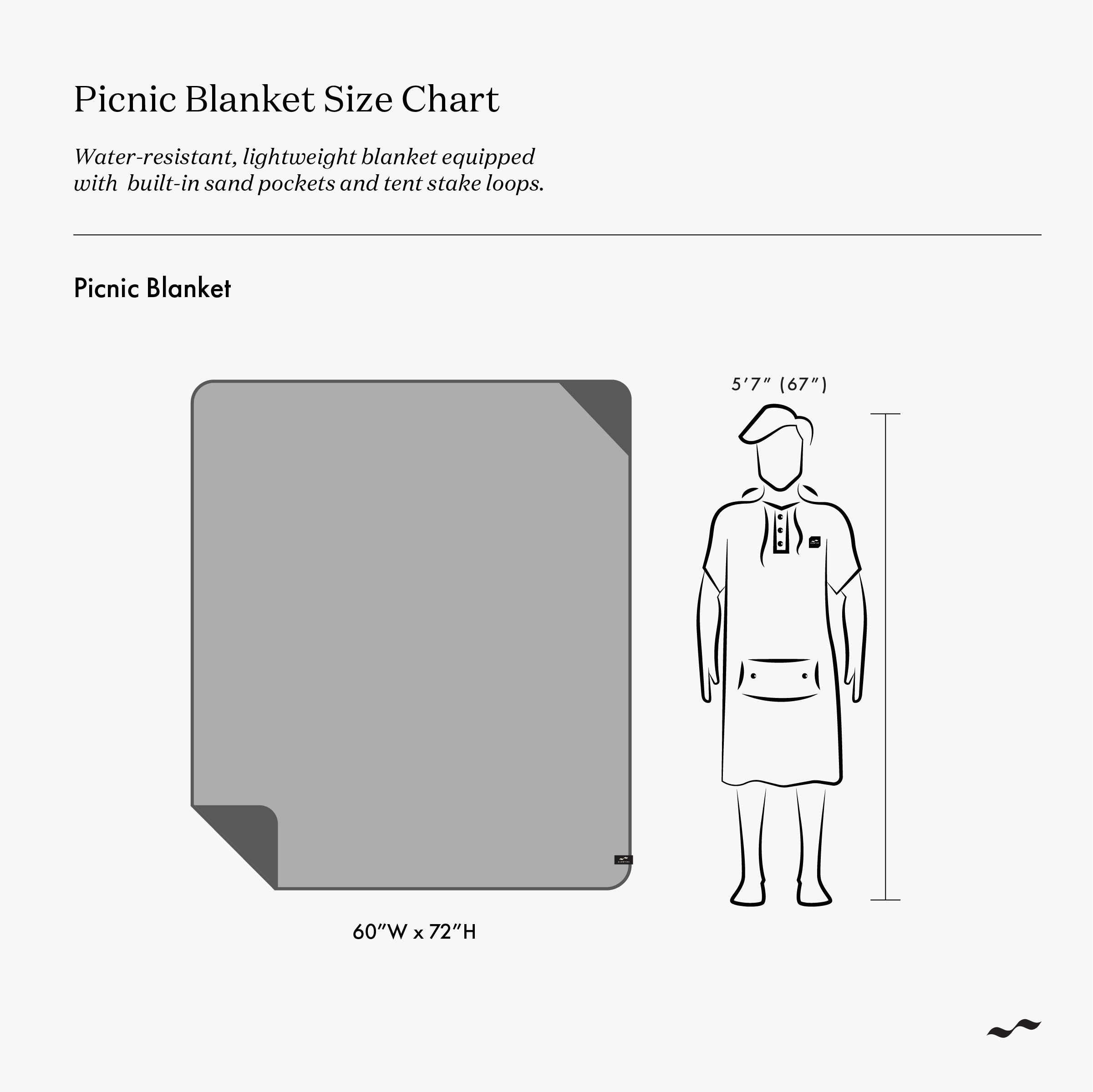 WU-TANG CLAN x SLOWTIDE - BLOCKS ON FIRE QUICK-DRY PICNIC BLANKET