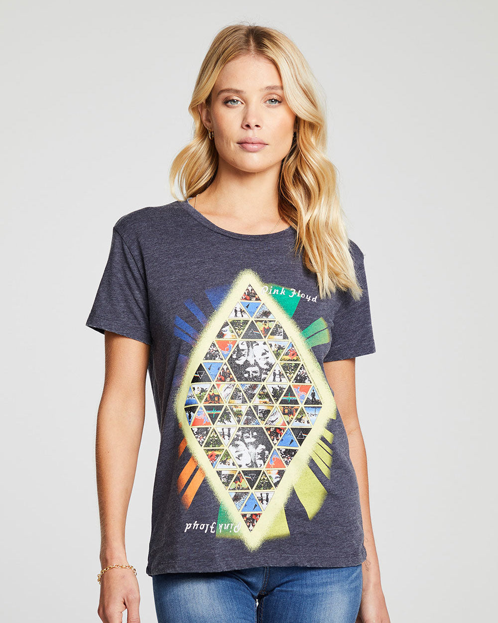 PINK FLOYD - GEOMETRIC FITTED T-SHIRT