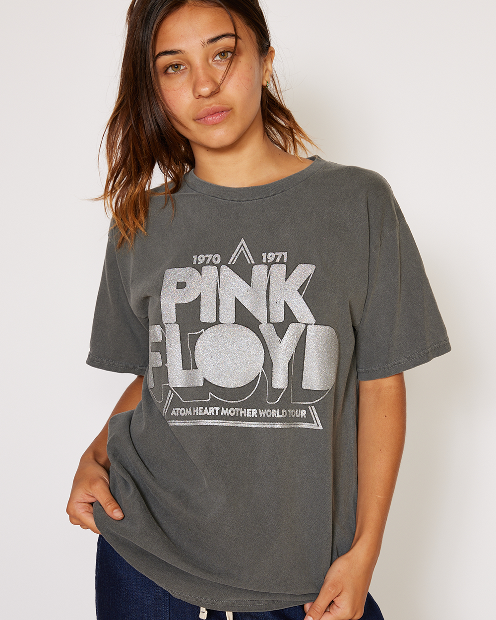 PINK FLOYD - WORLD TOUR GLITTER T-SHIRT 2