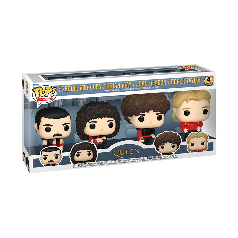 QUEEN - RADIO GA GA - 4 PACK FUNKO POP! ROCKS