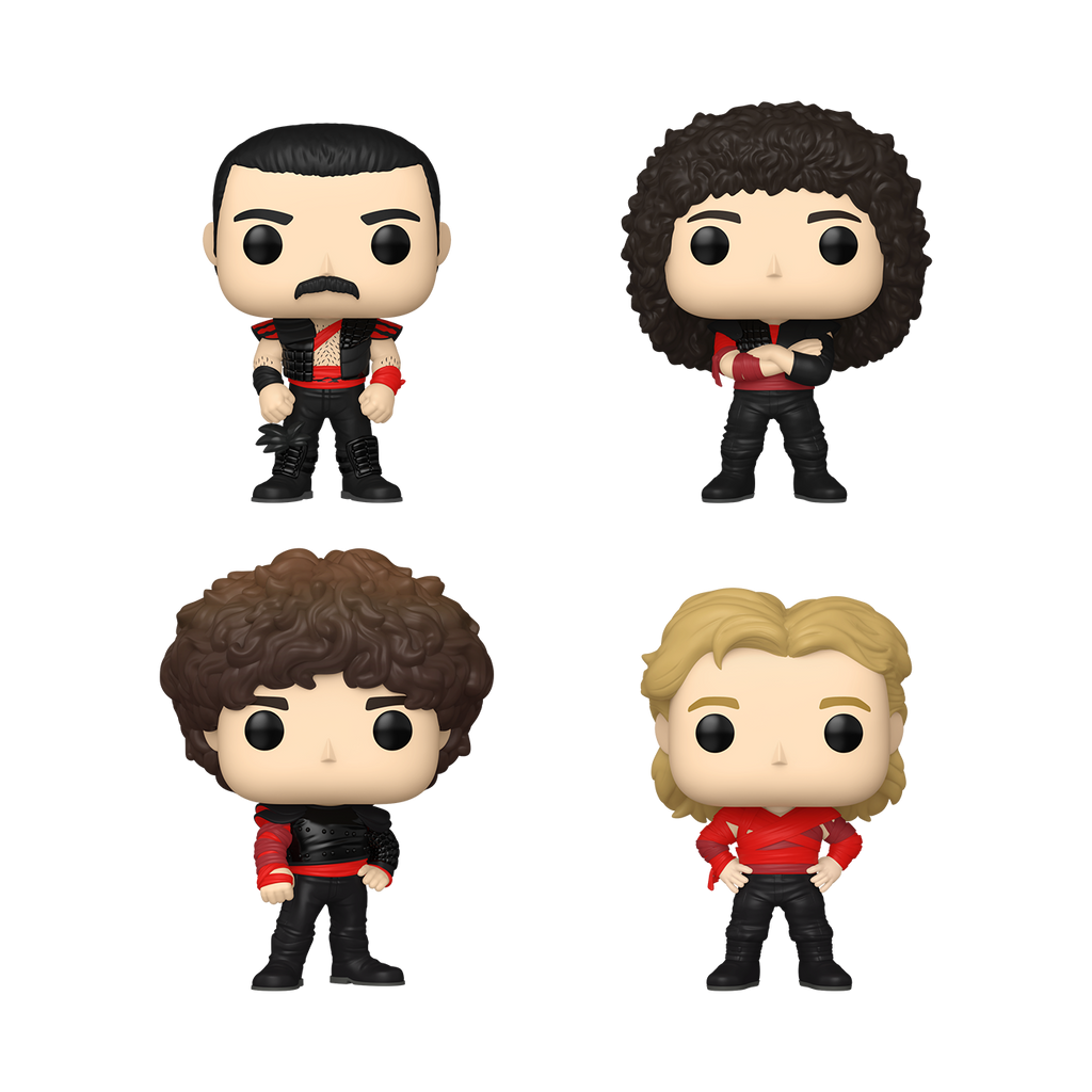 QUEEN - RADIO GA GA - 4 PACK FUNKO POP! ROCKS – Rock & Roll Hall QUEEN - RADIO GA GA - 4 PACK FUNKO POP! ROCKS – Rock & Roll Hall