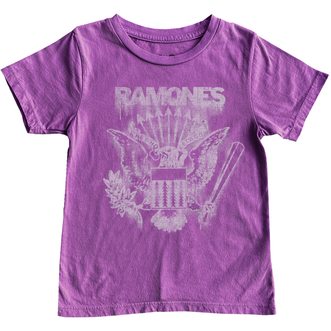 RAMONES - PLUM GRAFFITI KIDS T-SHIRT
