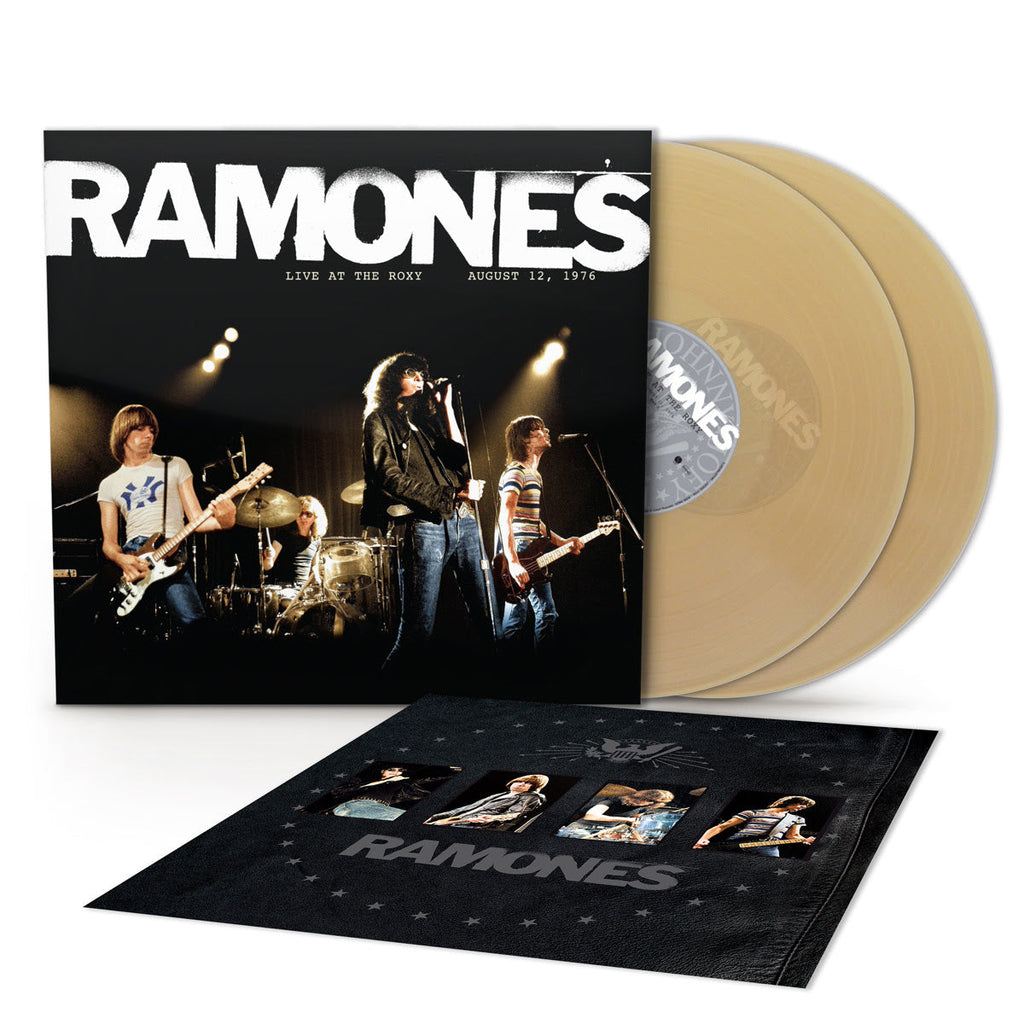 RAMONES LIVE AT THE ROXY: AUGUST 12, 1976 TAN COLOR VINYL LP