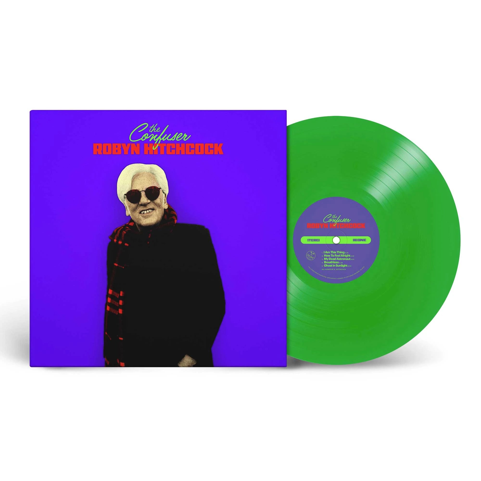 ROBYN HITCHCOCK - THE CONFUSER - GREEN COLOR - VINYL LP