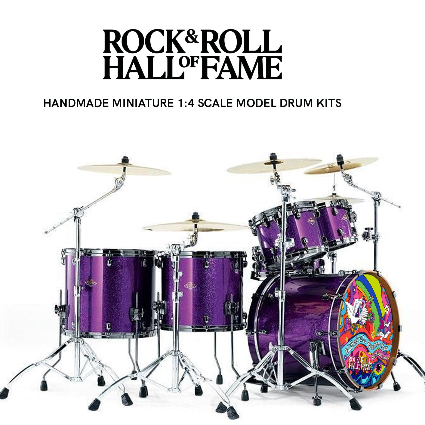 ROCK HALL 60S DOVE MINI DRUM KIT