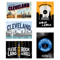 ROCK HALL CLEVELAND POSTCARDS SET OF 6