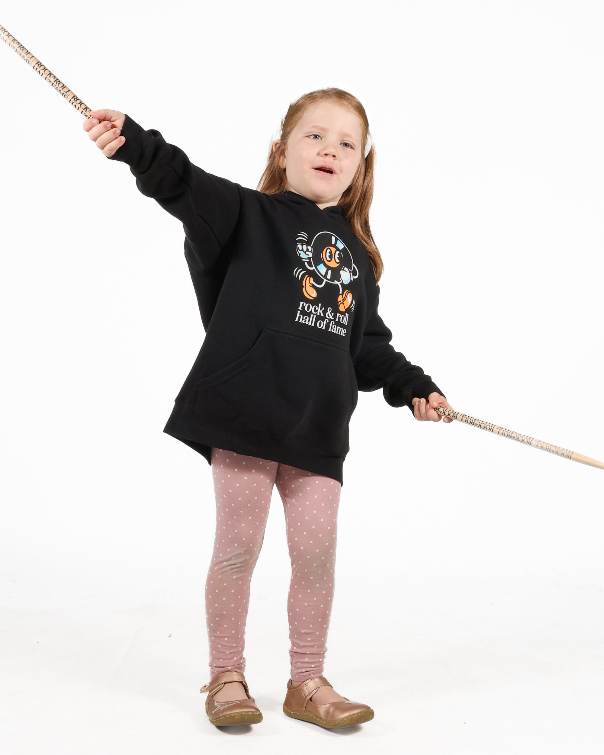 ROCK HALL GROOVE TO YOUR OWN BEAT VINYL KIDS HOODIE