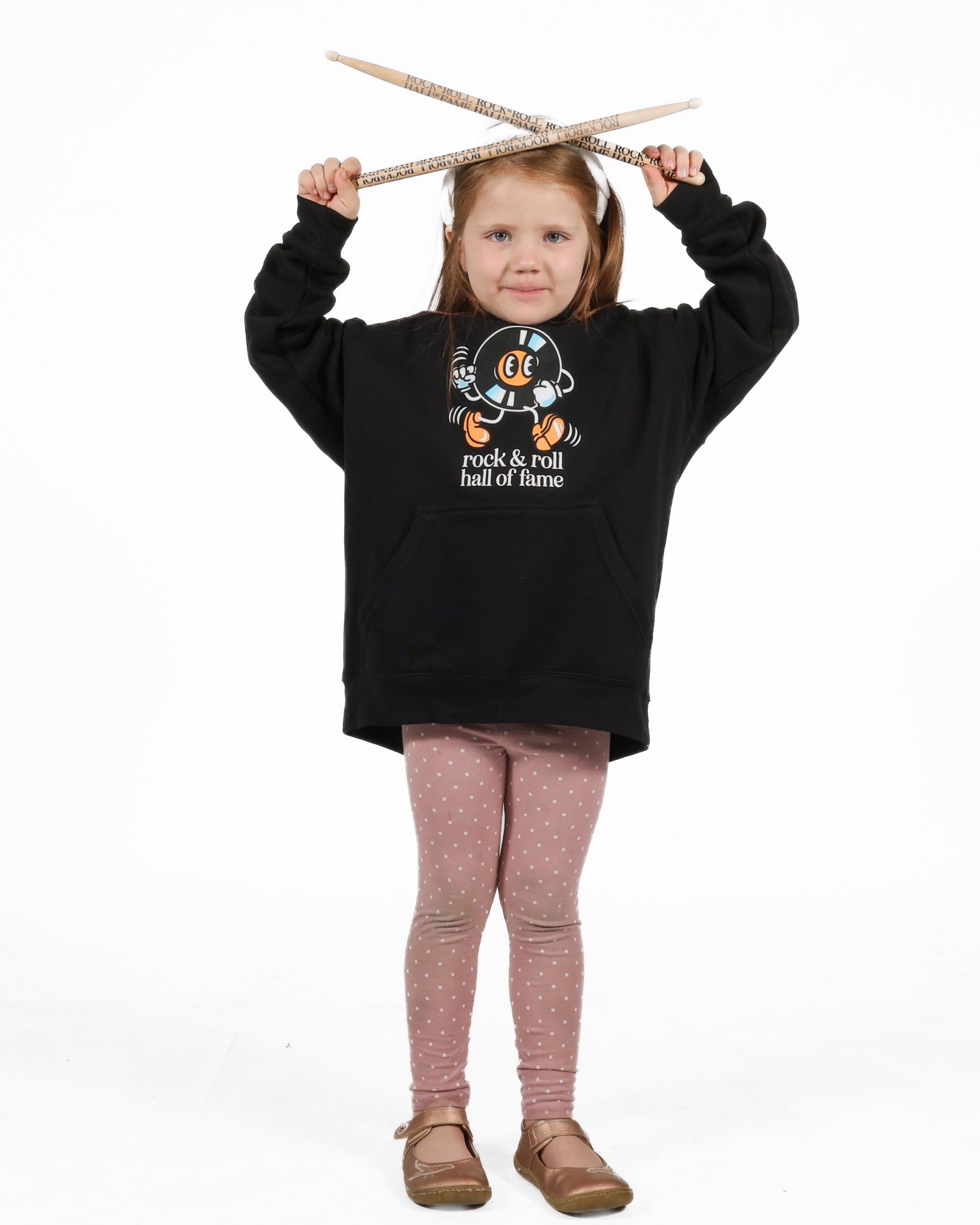 ROCK HALL GROOVE TO YOUR OWN BEAT VINYL KIDS HOODIE